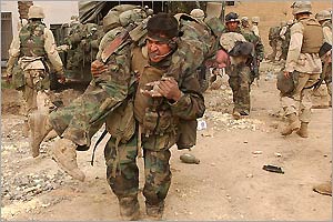 injured Marine